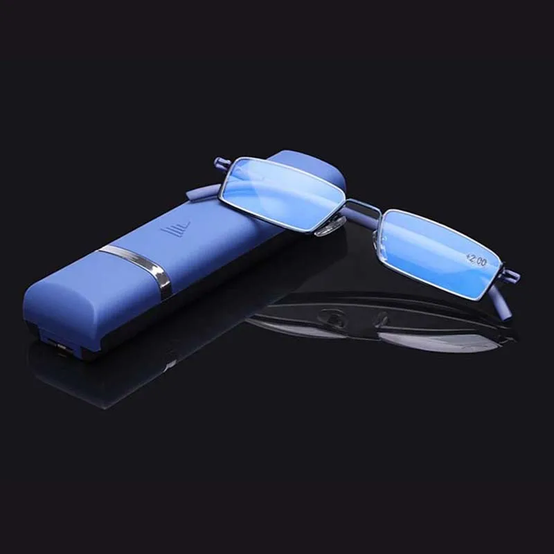 Очки для чтения с защитой от излучения мужчин и женщин портативные