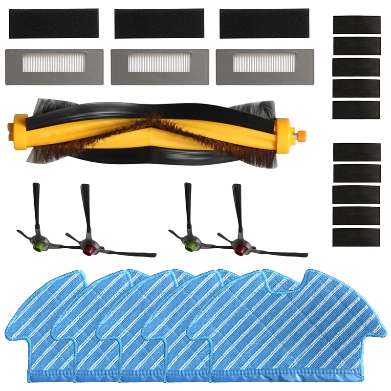 

Main Side Brush Filter Kit For Ecovacs Deebot Ozmo 900 DN5G Vacuum Cleaner Part Vacuum Cleaner Replacement Kit For Home Cleaning