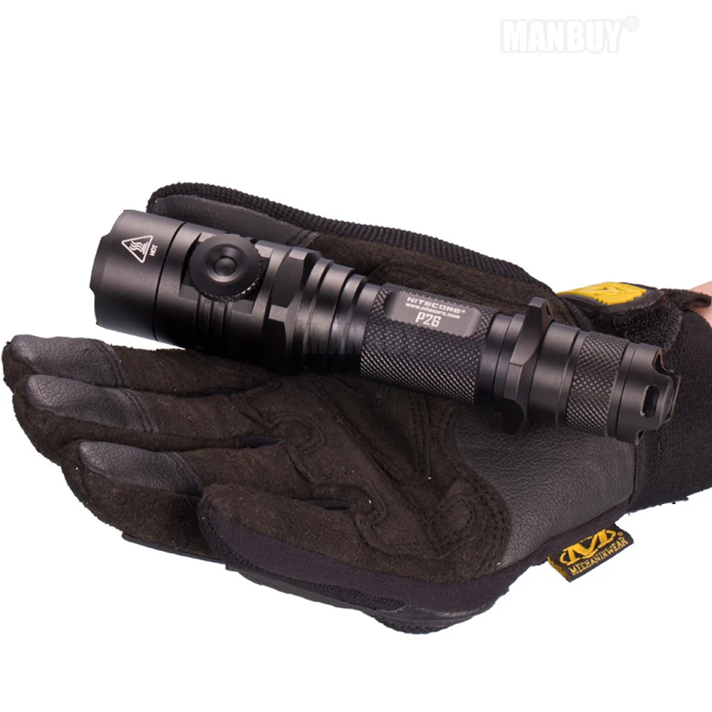 NITECORE P26 18650 перезаряжаемая батарея 1000LMs тактический фонарь поворотный Swith
