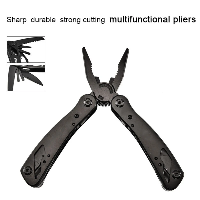 Многофункциональный инструмент плоскогубцы складной портативный зажим для