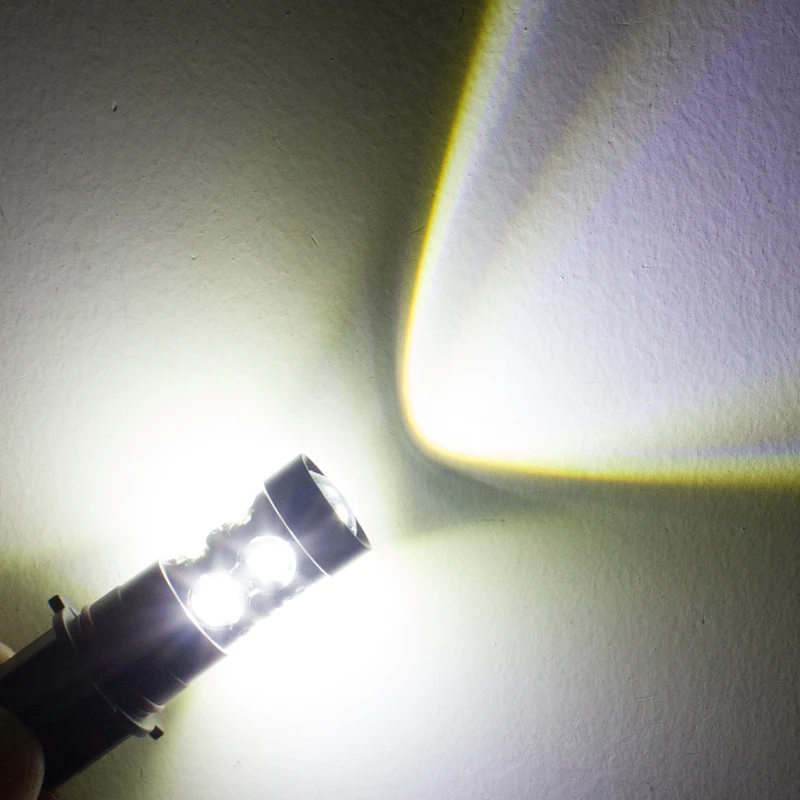 Rockeybright 2 шт. 80 Вт 10SMD p13w PSX26W светодиодные противотуманные фары Дневные ходовые