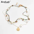 Женское летнее ожерелье Best Lady ZA Shell, роскошное ожерелье-чокер в стиле бохо с разноцветными деревянными камнями и бусинами, праздничное Ювелирное Украшение
