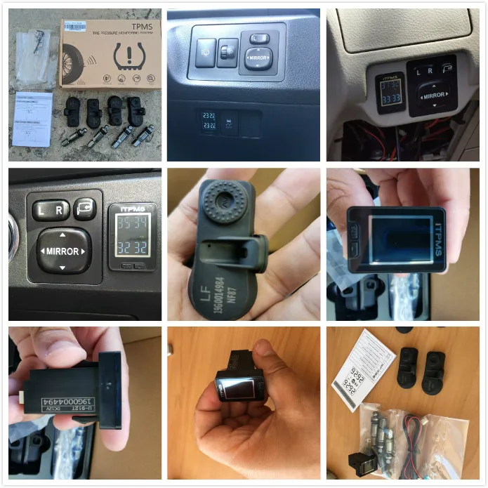 CAREUD U912 автомобиль TPMS беспроводная автомобильная система контроля давления в шинах в режиме реального времени высокоточная система контроля давления в шинах для Toyota Land Cruiser Reiz