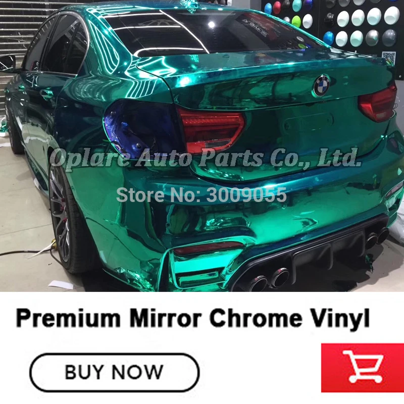 Высококачественная мятно-хромированная виниловая пленка для обертывания