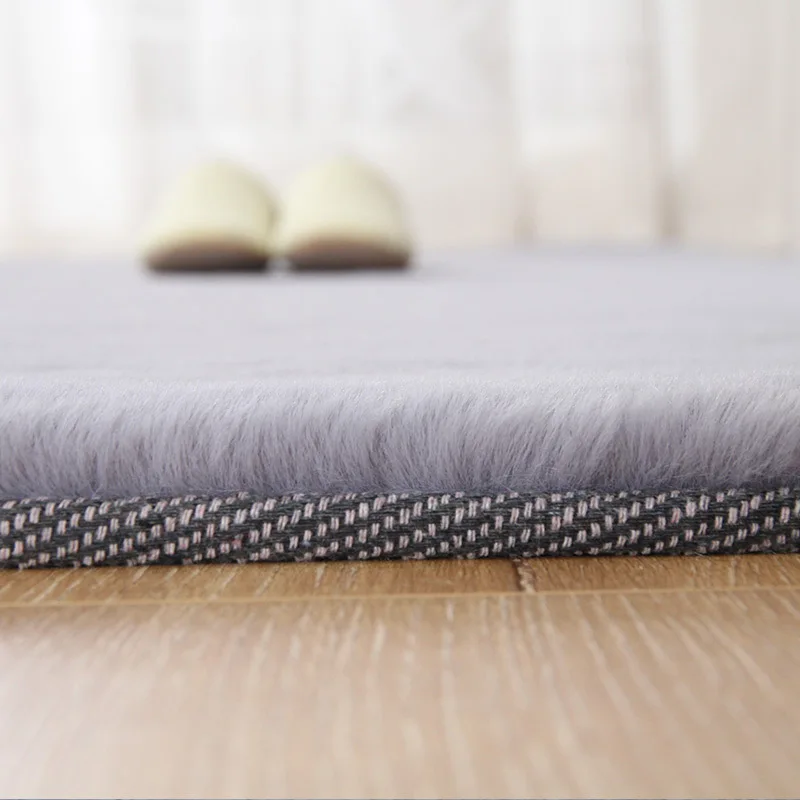 Современная гостиная спальня пушистый Детский скандинавский ковер кровать