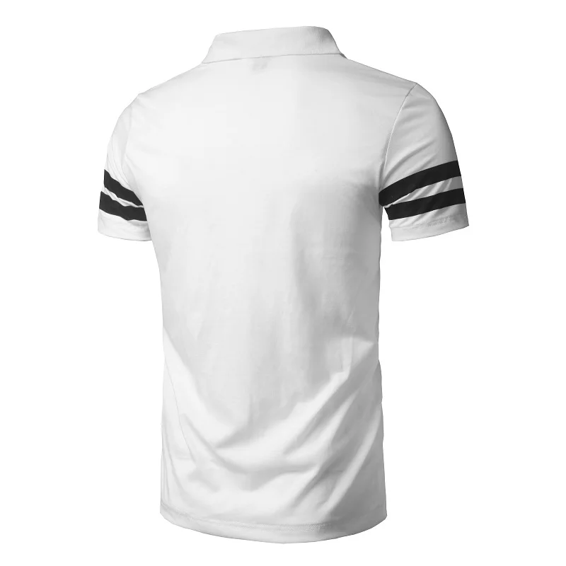 2019 брендовая одежда мужская футболка деловая Повседневная однотонная с коротким