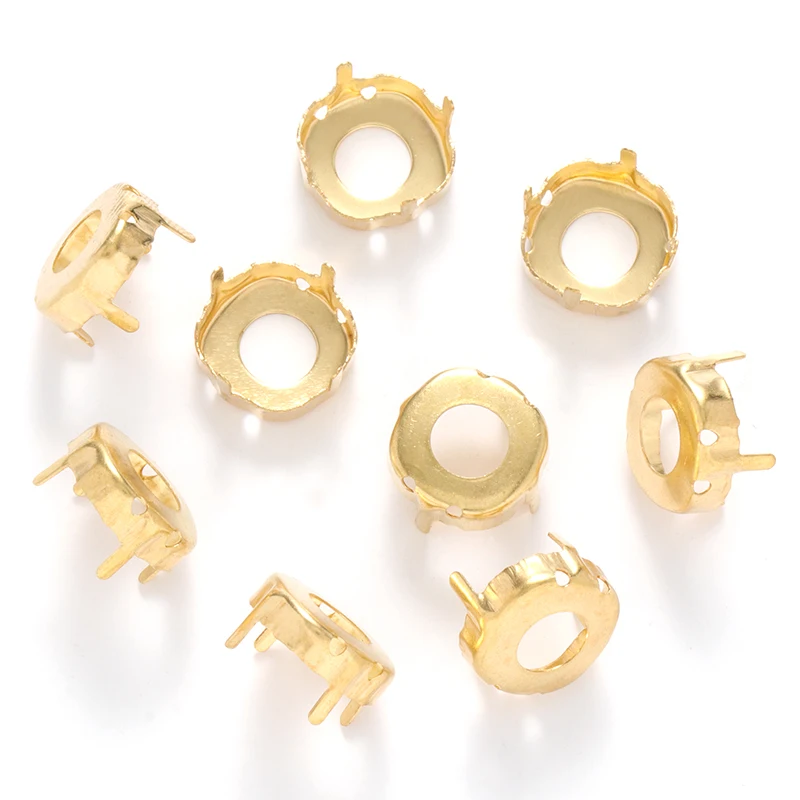 XIAOPU подушки Стразы когти выдалбливают свободные камни утолщаются медный