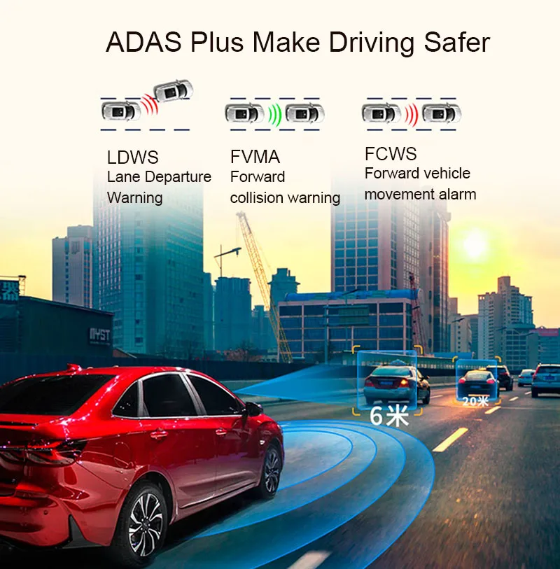 Anfilite 4G ADAS 10 дюймов Android Авто GPS навигация видеорегистратор с приводом зеркало