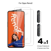 for oppo reno2 reno 2 camera lens film tempered glass screen protectors protective guard hd clear