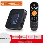 Оригинальный GTmedia G2 Smart tv Box 4K HD Android 7,1 Ultra HD 2G 16G Wi-Fi передатчик для интернет-телевидения телеприставка 4 медиаплеера с IP tv M3U Испания Dutc