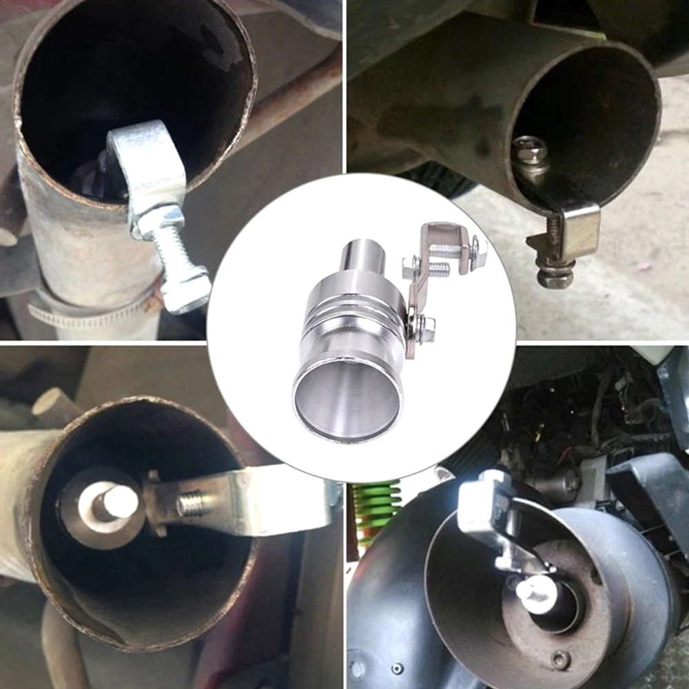 

Universal Simulator Whistler Exhaust Fake Turbo Whistle Pipe Sound Muffler Blow Off Car Styling Tunning 4 Sizes Auto Accessories