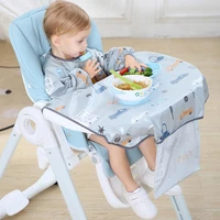 baby dining table mat anti dirty integrated dining chair baby gown easy care water and oil repellent stain repellent dining mat