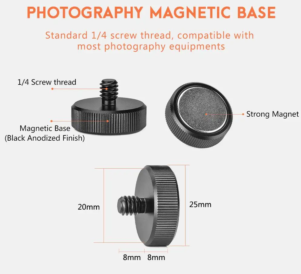 SUNWAYFOTO фотография магнитное основание Модель фотография магнитное основание MB-01