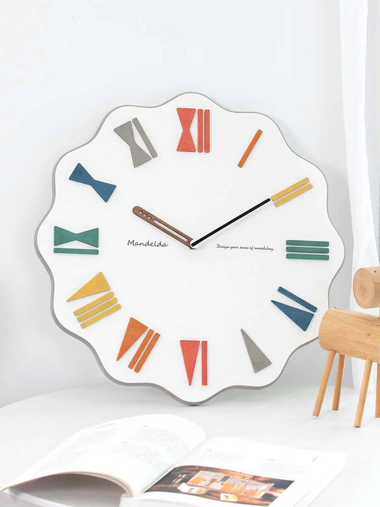 

Abstract Creativity Luxury Wall Clocks Nordic Modern Mute Drawing Room Wall Clocks Simple Horloge Home Fashion Products EK50bgz