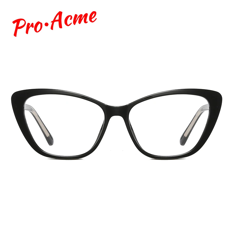 Pro Acme TR90 оправа для очков кошачий глаз Женские оправы весенние ноги прозрачные