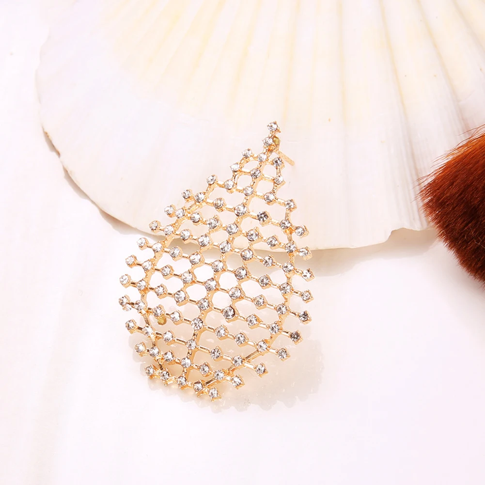 1 шт. элегантные женские серьги подвески стразы для вечеринки банкета ювелирные