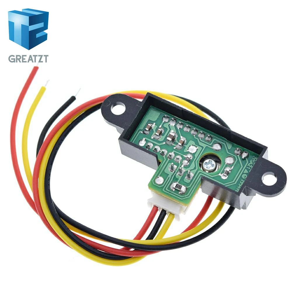 GREATZT GP2Y0A21YK0F 100% новый 2Y0A21 10-80 см инфракрасный датчик расстояния с проводом |