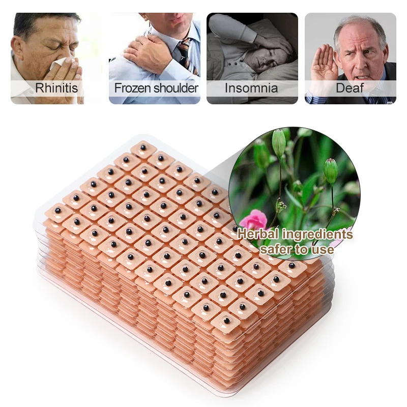 Стикеры для ушной терапии массажный пресс точки 420 шт./лот|Пластыри