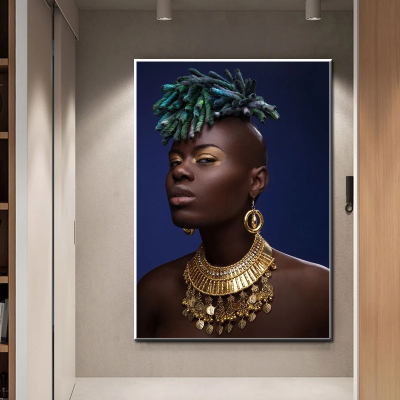 Картина на холсте с африканскими фигурками для женщин картина маслом из черного