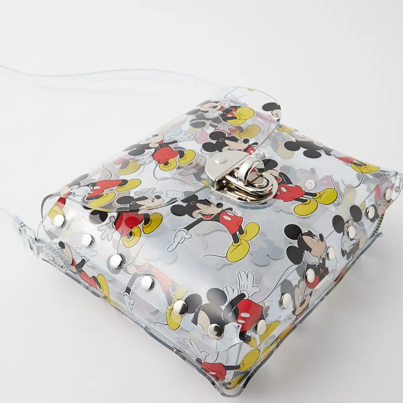 Регулируемая сумка мессенджер с рисунком Микки и Минни Маус|Сумки-тоут| |