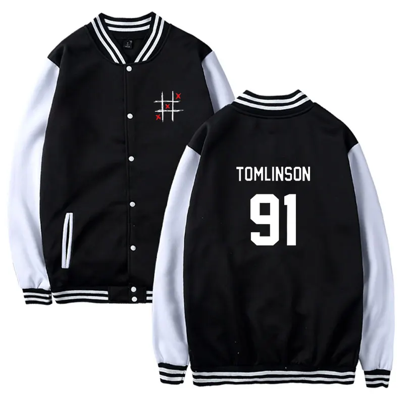 Индивидуальная Толстовка Miss You Louis Tomlinson 91 с принтом бейсбольная куртка для женщин