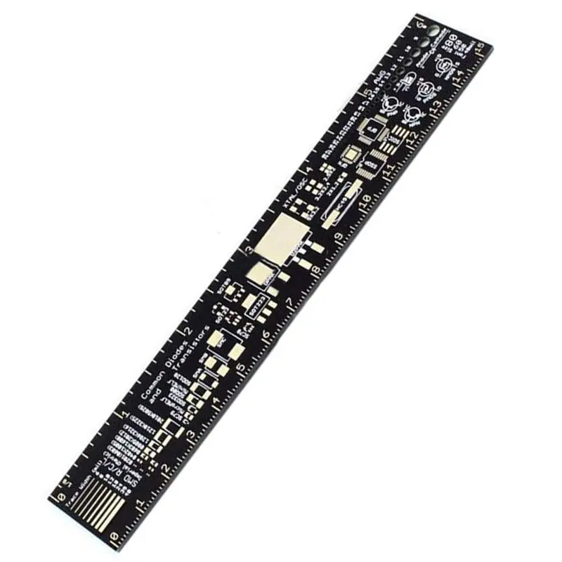 

PCB Ruler PCB Engineering Footprint PCB Packaging Unit for Electronic Engineers