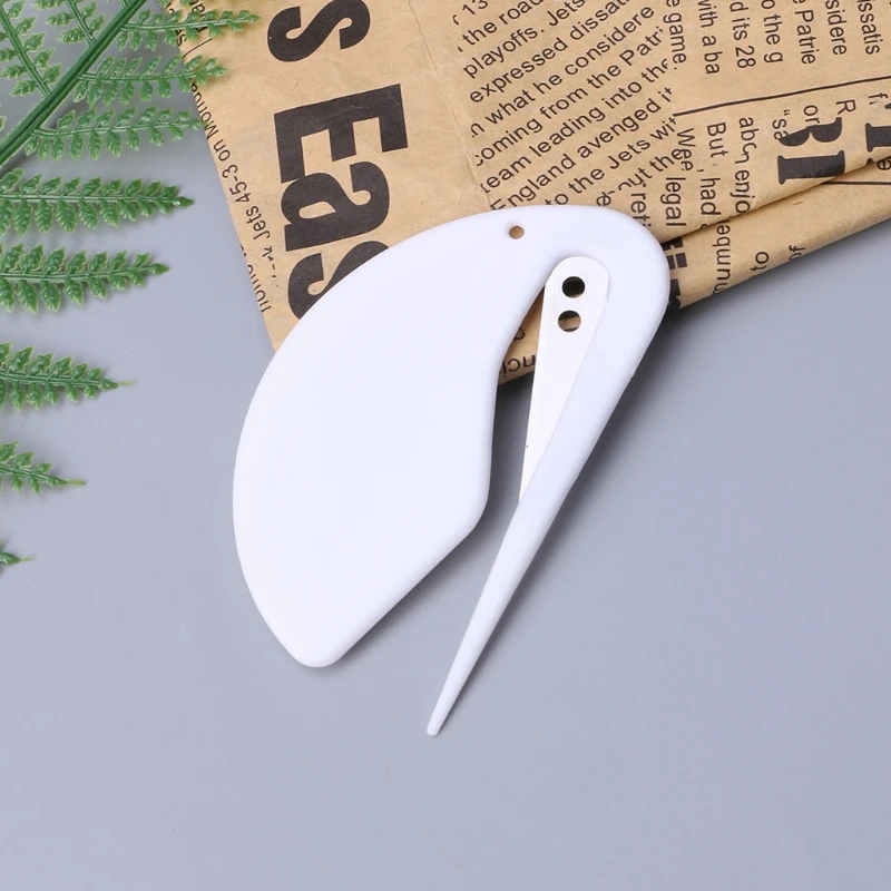 

Sharp Mail Envelope Opener Plastic Letter opener Office Equipment Safety Papers Guarded School Supplies C26