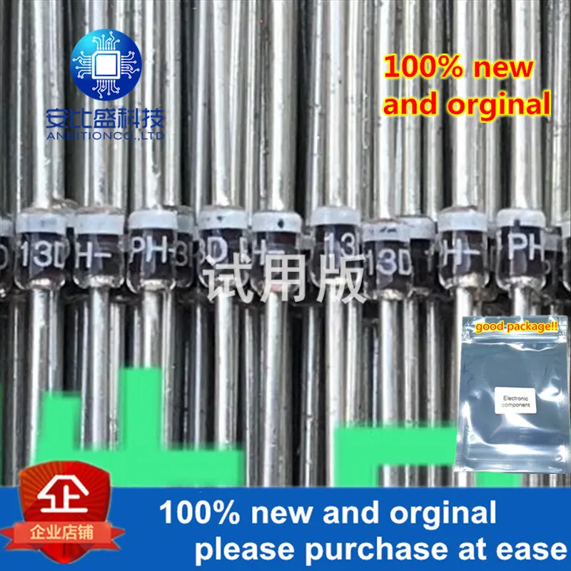 25-50 шт 100% новый и оригинальный BYD13D 1.4A200v SOD81silk-screen PH-13D стеклянный пассивированный