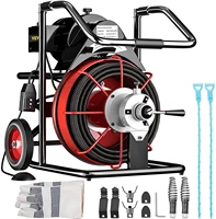 vevor 50 x 12 drain cleaning machine drum auger cleaner 370w plumbing tools