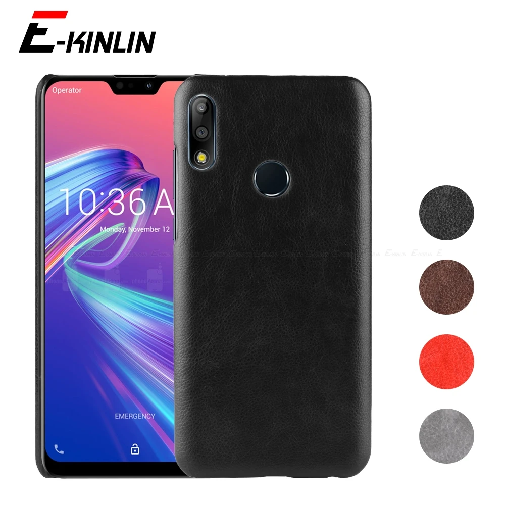 Кожаный чехол для Asus ZenFone Max Pro M1 M2 ZB630KL ZB631KL ZB633KL ZB602KL Ультратонкий Пластиковый