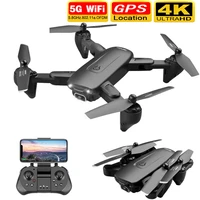 2020 new f6 drone 4k hd dual camera gps fpv wifi drone with follow me 5g optical flow foldable rc quadopter professional drone