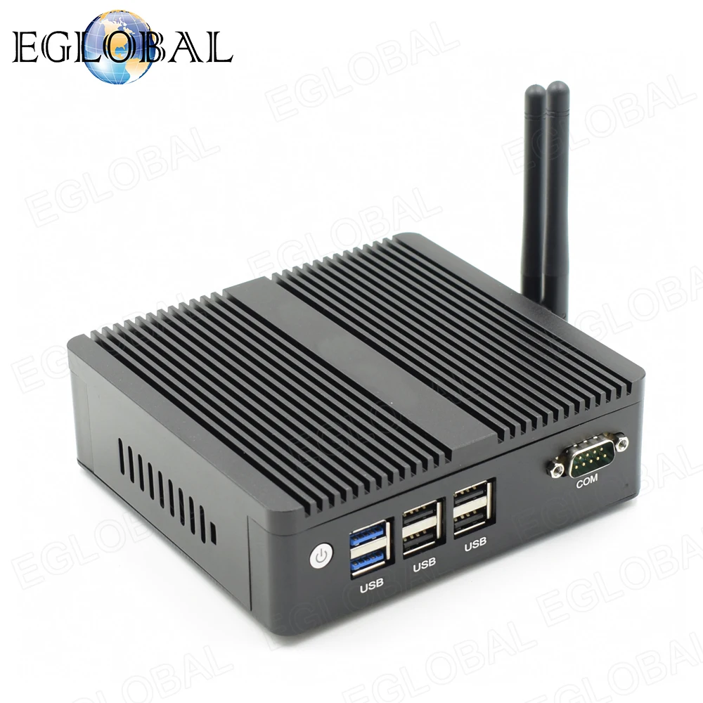 Eglobal Small Mini PC Intel Celeron 3160 Dual Lan Com Windows Linux Computer Pfsense Server Firewall Wifi | Компьютеры и офис