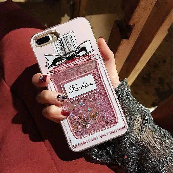 

LOA high quality casing iphone design Flash powder quicksand iPhone XS Max case apple 7plus lovers x full shell XR / 6S / 12