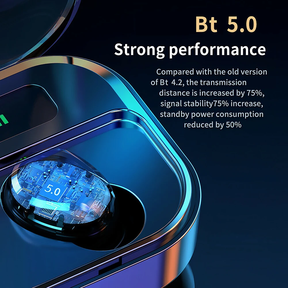 Беспроводная стерео бинауральная гарнитура Bluetooth 5 0 горячая Распродажа прочные