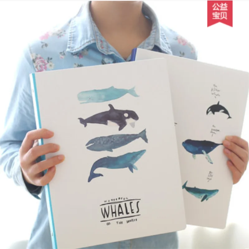 

A4 Loose Leaf Frosted Notebook Shell Simple Japan School Supplies 4/6/9 Rings Binder File Folder Kawaii 80 Refill Paper