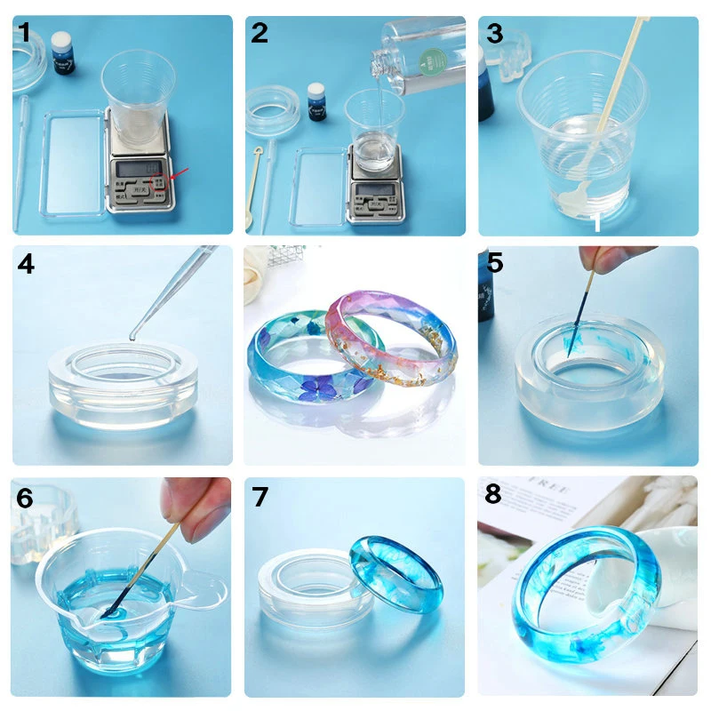 Набор эпоксидная смола форма Наборы силиконовой эпоксидной формы набор