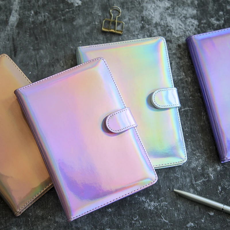 Цветной лазерный блокнот из искусственной кожи для путешествий офисный Рабочий