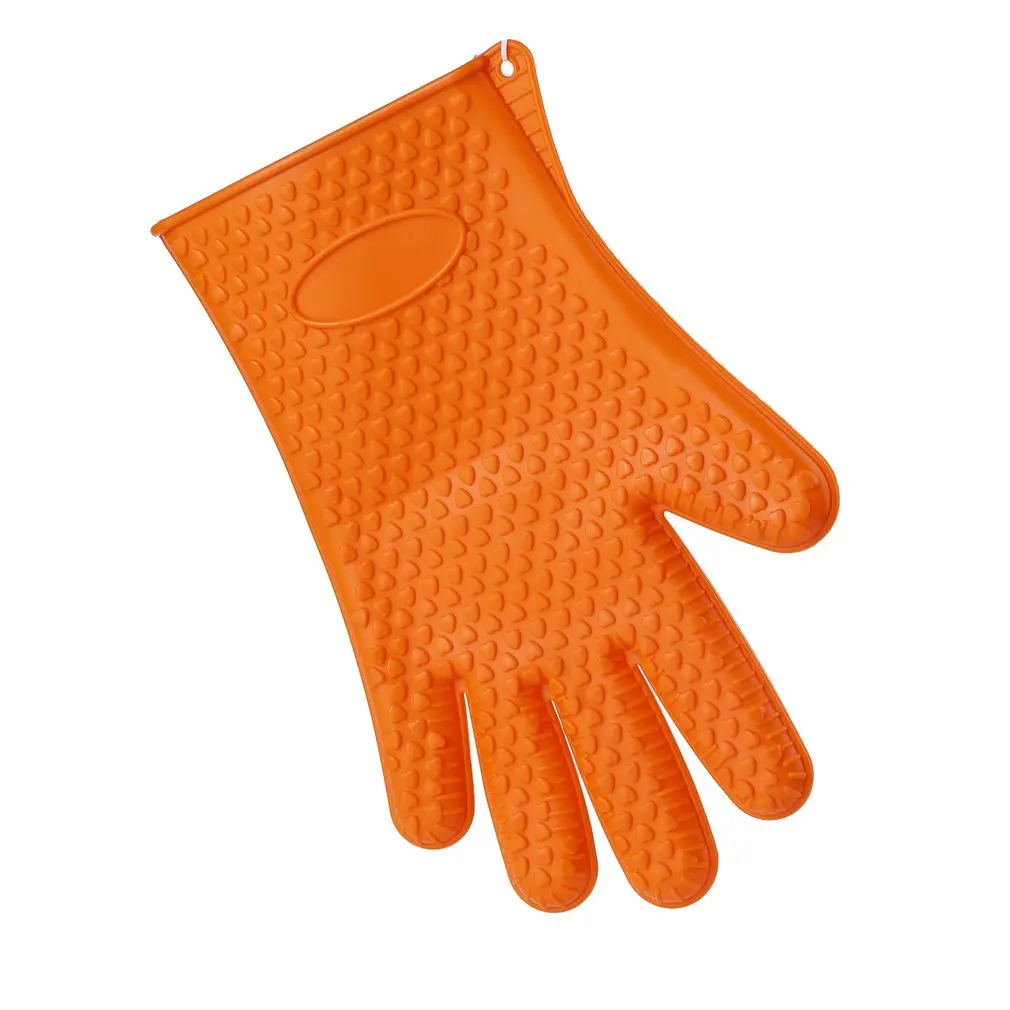 

Heat Resistant Silicone Oven Glove Thick Cooking BBQ Grill Glove Oven Mitt Baking Glove Kitchen Barbecue Glove Kitchen Gadgets