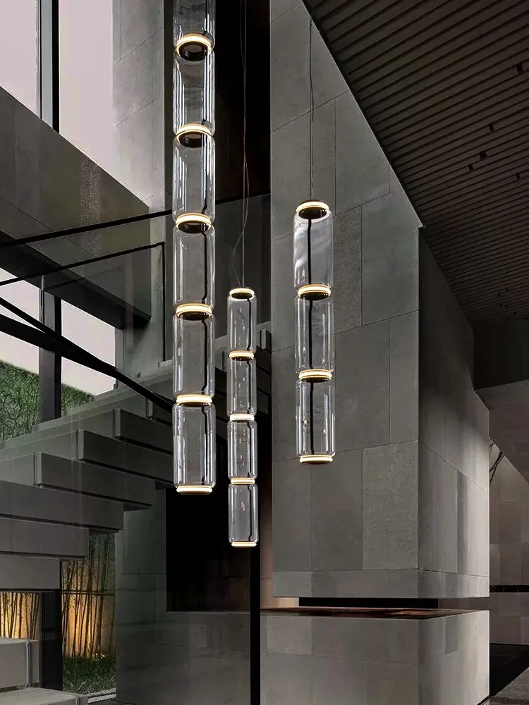 Modern Creative LED Chandeliers Dining Living Room Bedroom Clear Glass Lighting Hanging Fixtures Restaurant Home Designer Lamps | Лампы и