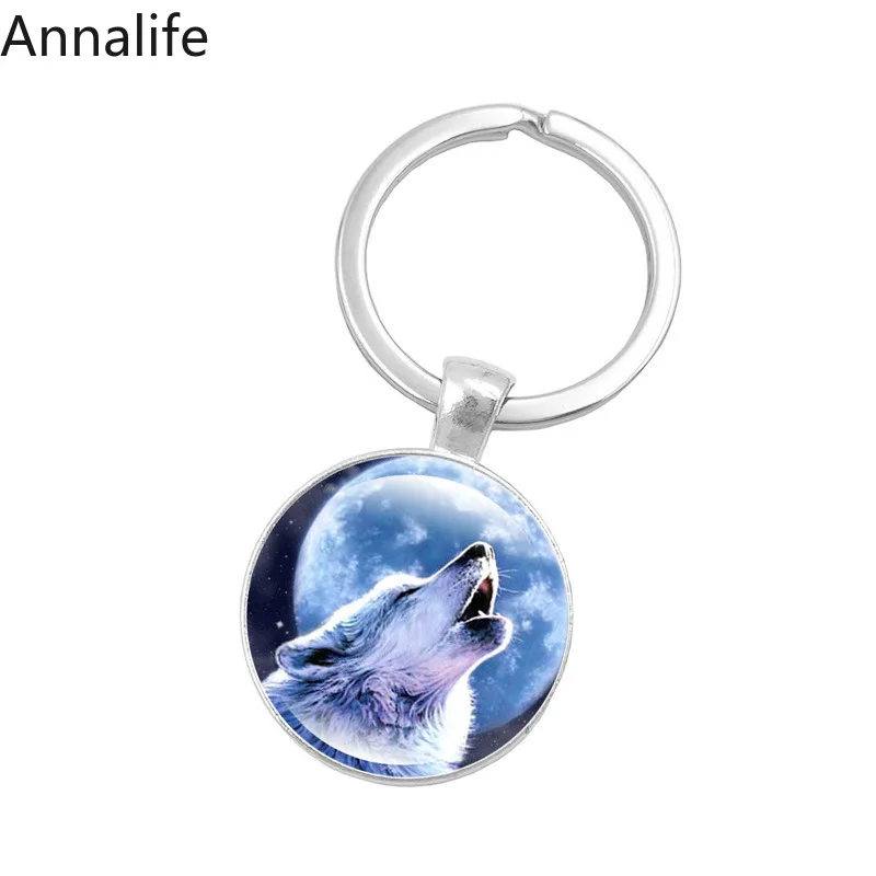 Новинка 2019 брелок с изображением волка воющего ювелирные изделия Подарки для
