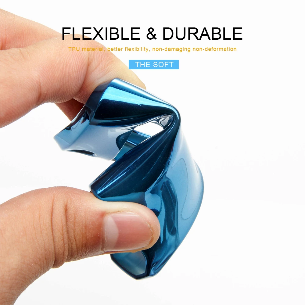 Защитный чехол для автомобильного ключа из ТПУ Обложка Volkswagen VW Golf 7 MK7 GTI R Tiguan 2016 2017