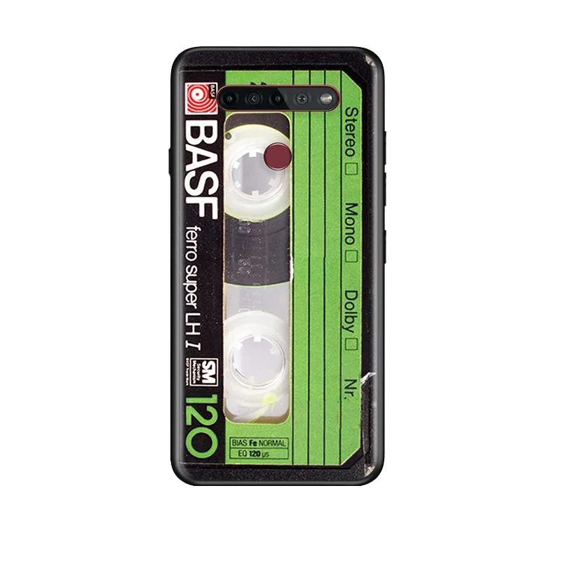 

Classical Old Retro Cassette Tape For LG G8 V30 V35 V40 V50 V60 Q60 K40S K50S K41S K51S K61 K71 K22 ThinQ 5G Phone Case