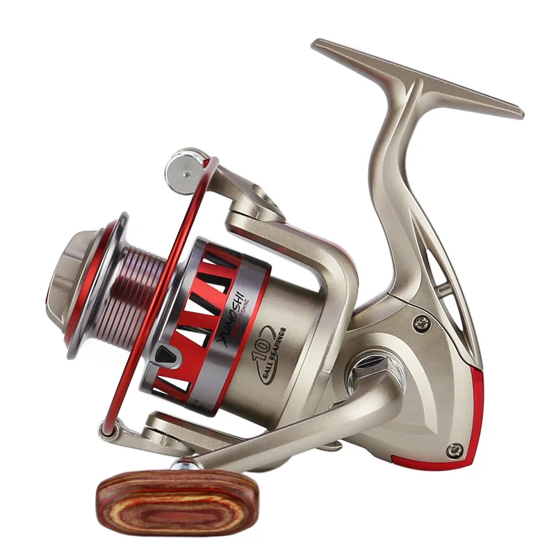 

New All Metal Rock Spinning Reel Fishing Reel 10BB 5.5:1 Spinning Fishing Reels Fishing Tackle Fishing Wheel Full Metal Rocker