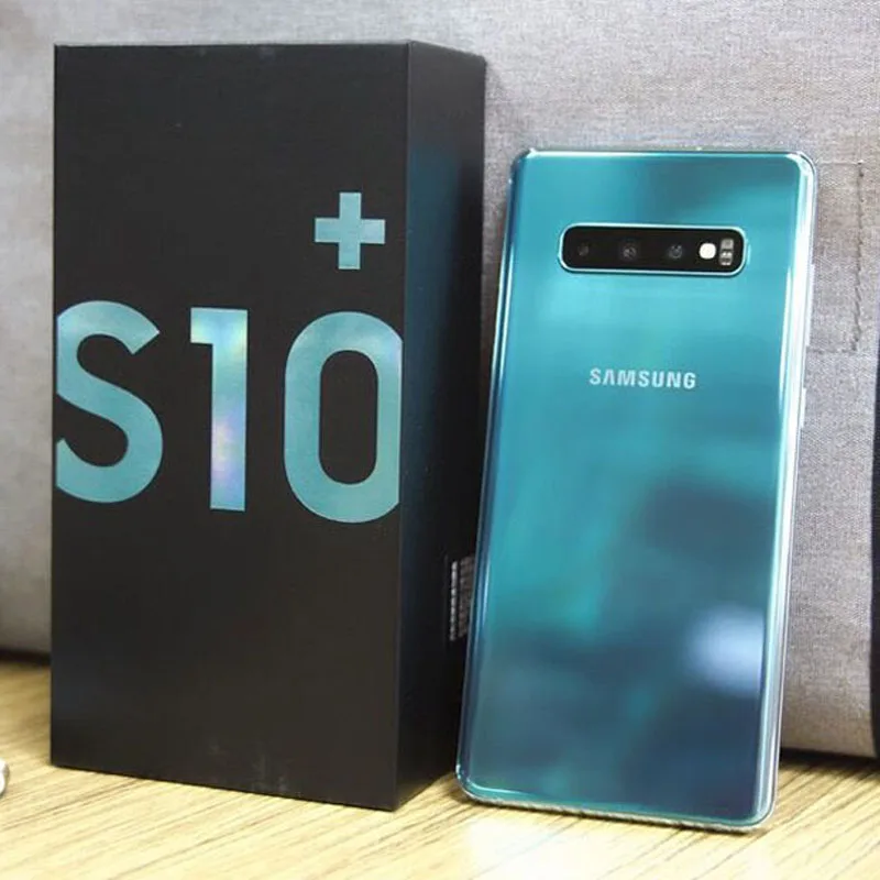 S10 + разблокированный оригинальный Samsung Galaxy Plus G975U G975U1 мобильный телефон 128 ГБ 6 4