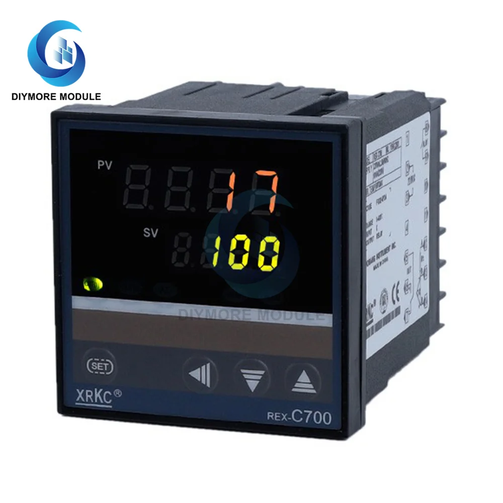 Умный регулятор температуры цифровой PID REX термопара SSR + SSR40DA 40 А Φ 220 В |