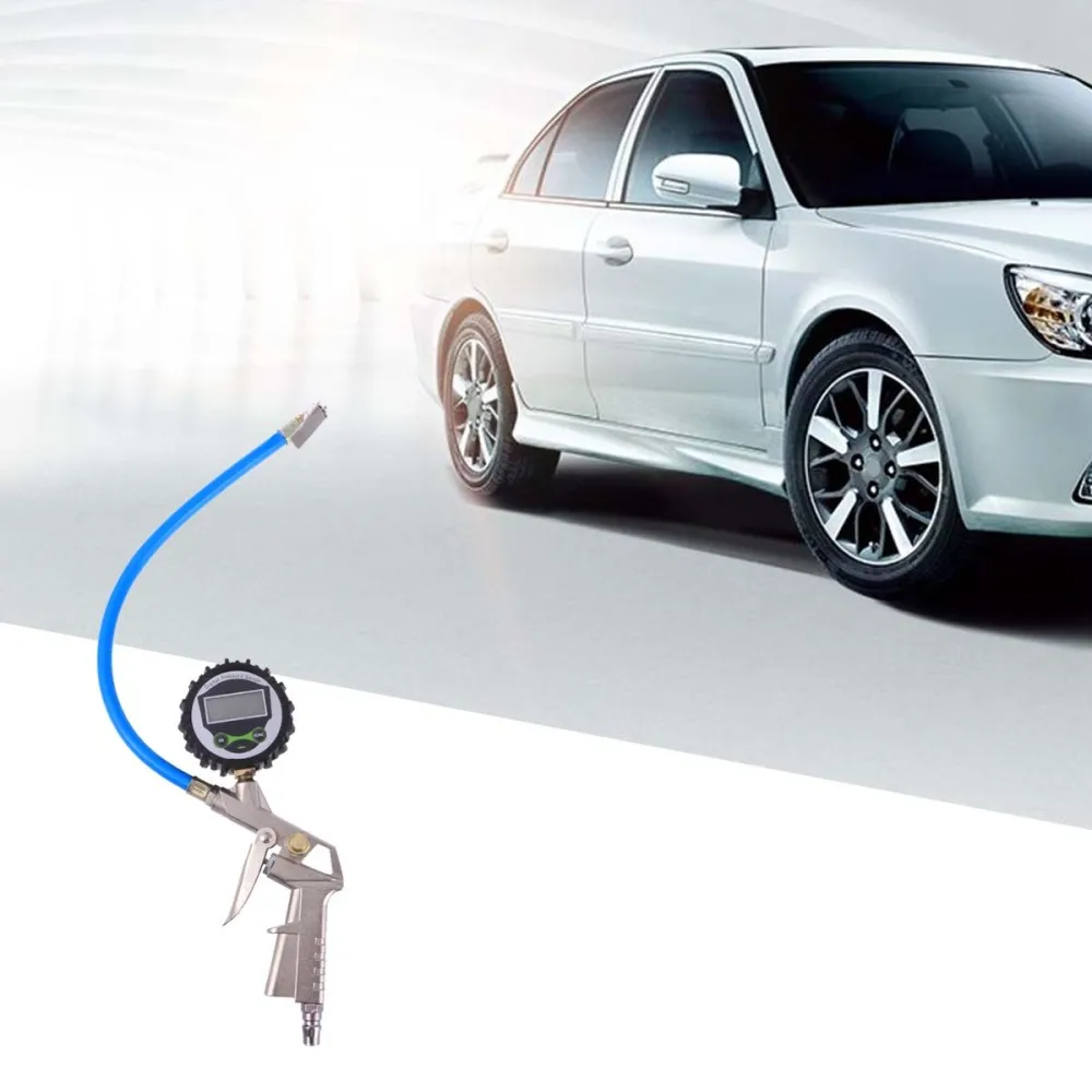 

Multi-functional Tire Pressure Meter Air Inflator Decompression Tool for Truck Motorcycle Car
