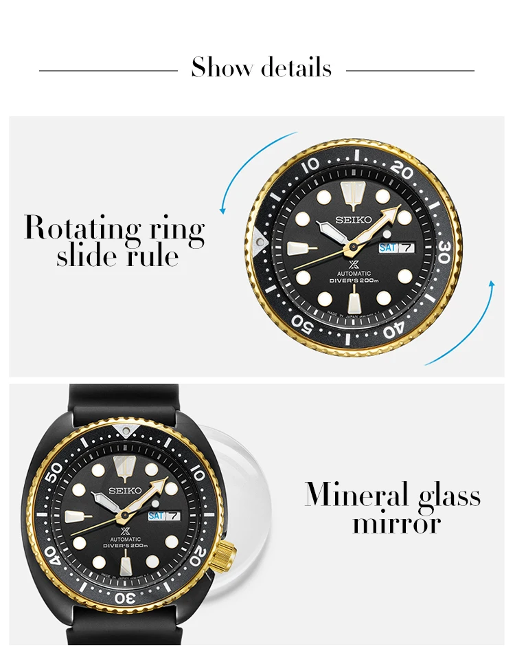 Seiko часы мужские ProPex Дайвинг стол воды призрак автоматические механические часы 200 метров водонепроницаемые спортивные мужские часы