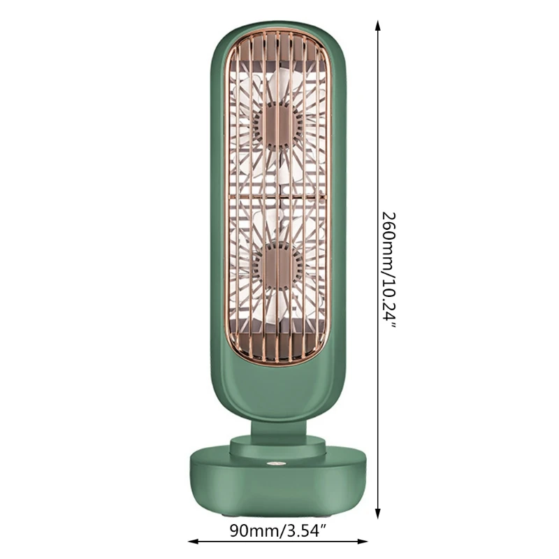 

3 Speed Mini USB Desktop Fan Personal Portable Cooling Tower Fan For Office Household Traveling
