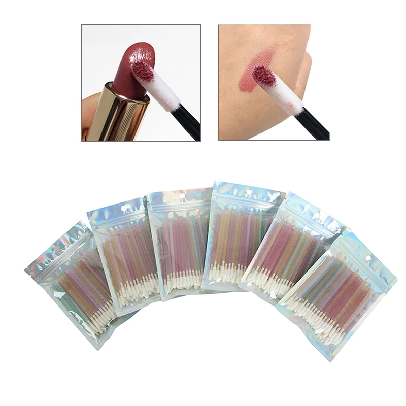 

50pcs Disposable Lip Brush Mascara Applicator Accessories Lip Gloss Wands Applicator Lipstick Best Makeup Cosmetic Tool Supplies
