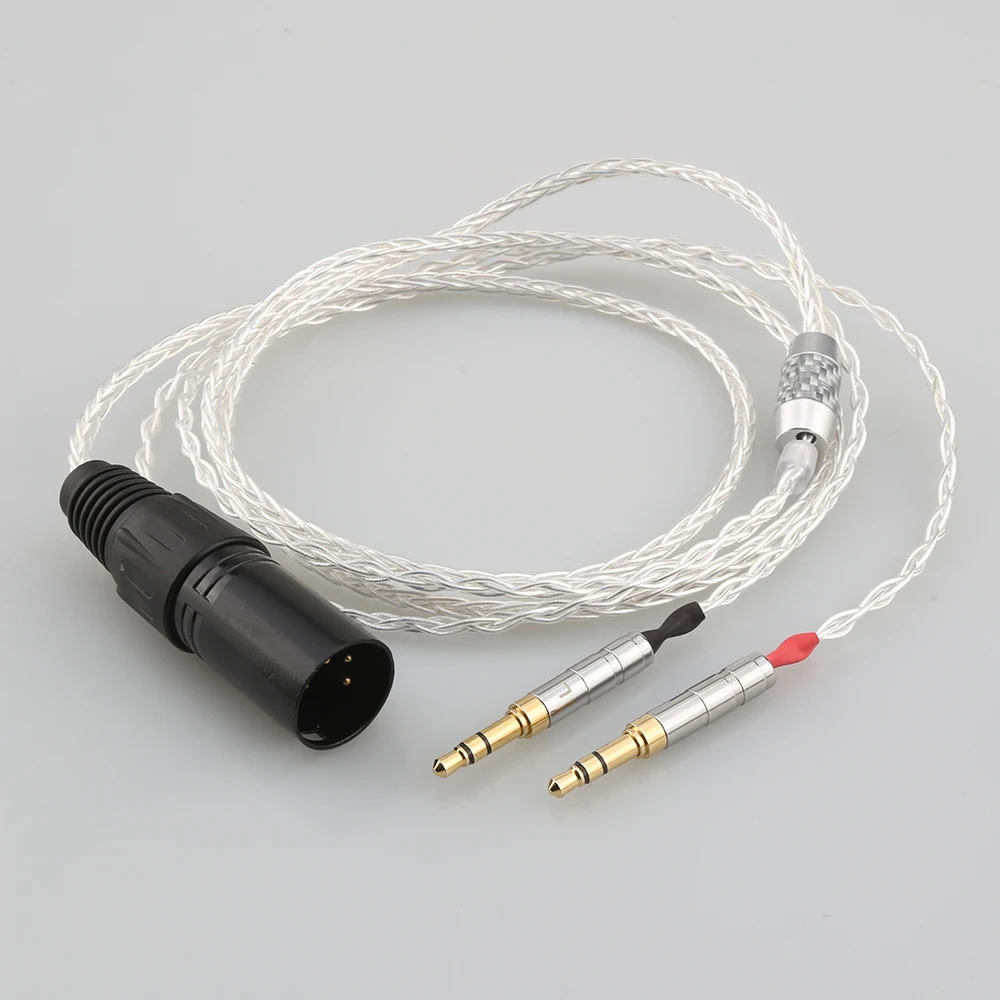 XLR сбалансированный 8-ядерный кабель для наушников Denon AH-D600 D7100 Hifiman Sundara Ananda HE1000se
